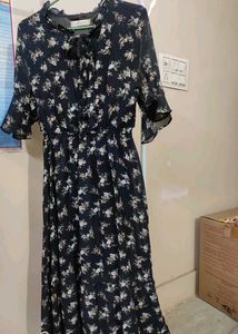 Floral Print Midi Dress