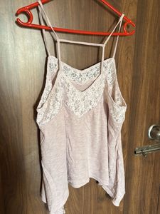 Lace Trim Cami Top