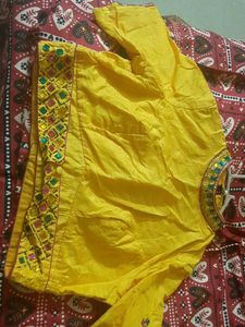 Coin Reduced Haldi Blouse . Used Twice