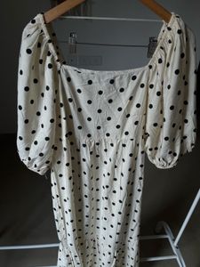 Off White Polka Dot (Plus Size FIT)
