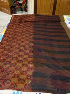 Black N Brown Saree
