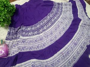 Ethnic Purple Long Skirt