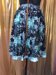 Floral Print Skirt