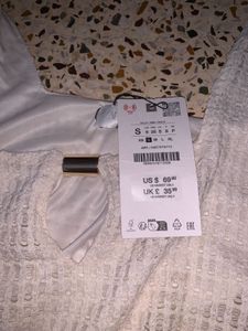 ZARA White Knit Maxi Dress