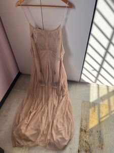 Street 9 Beige Evening Gown