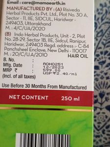 Mamaearth Onion Hair Oil