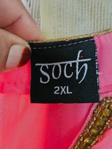 Pink Full Length Anarkali