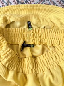 Cute Yellow Matching Set