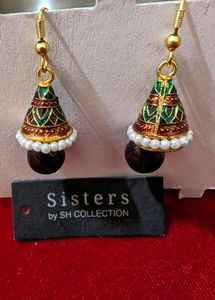 Meenakari small Jhumki