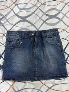 Denim Mini Skirt