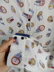 Zara owl Print Shirt