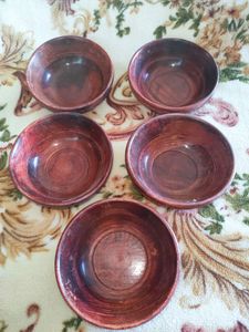 wooden serving bowl