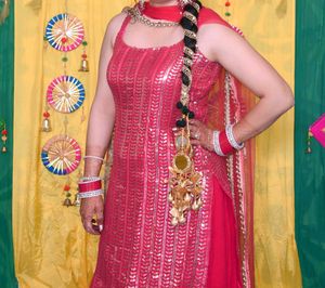 Party Wear Sequence Suit