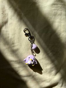 Penguin With Tie Clay Keychains (1 Pc)
