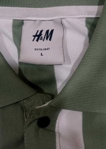H&amp;M striped Polo t-Shirt