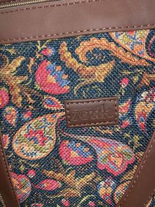 Paisley Print Tote Bag