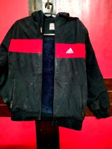 Black Jacket With Red Combination