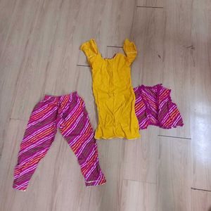 Pure Cotton Festive Salwar Kurta set For kids