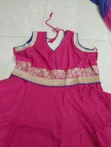Beautiful Mergenta Anarkali Suit