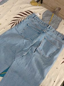 Wide Leg Denim Jeans
