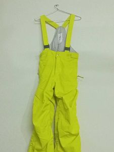 Neon Yellow Ski Bib Pants