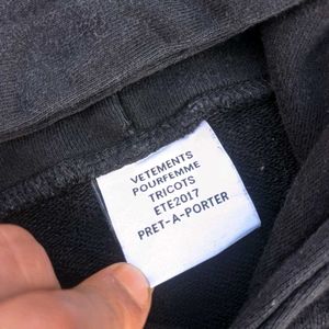 Vetements Graphic Print Hoodie