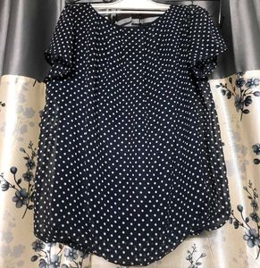 Elegant Polka Dot Top