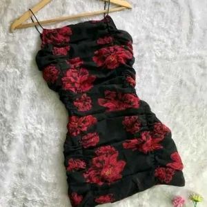 Floral Print Mini Dress