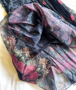 MESH FLORAL SKIRT