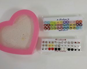 EARRINGS (NEW) 36 PAIR WITH BOX