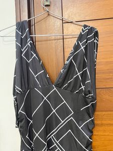 Black &amp; White Maxi Dress