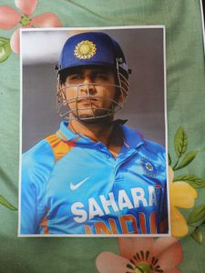 Ms Dhoni Wall Posters With Free Pen stand!