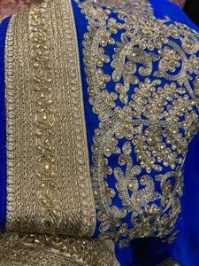Elegant New Blue 2shade Saree -Rs.2700