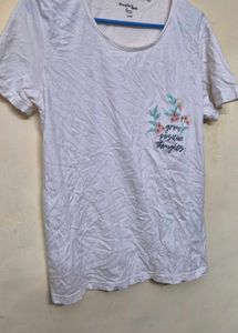 Floral Embroidered T-Shirt