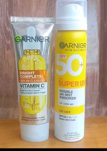 Garnier Sunscreen Or Cleanser No Coin Spf 50+ B