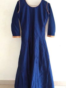 Blue Embroidered Kurta