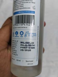 Plum Rice Water &amp; Niacinamide Toner