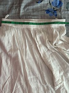 White Full Flare Palazzo