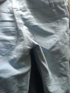 Blue Women Denim Straight Slim Jeans