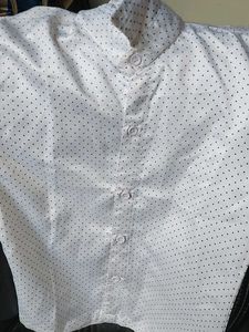 Polka Dot Button-Down