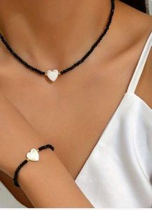 Heart Beaded Jewelry Set
