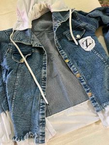 Denim Hoodie Jacket
