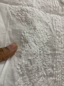 Summer Friendly Cotton Chikankari Kurta