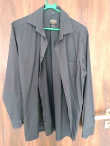 Black Button-Down Shirt