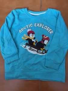 Boys Full Sleeves Sweatshirt(blue)