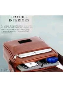 Stylish Men&#39;s Leather Sling Bag/ Cross Bag