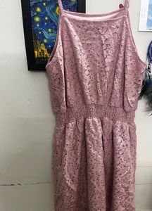 Pink Lace Sundress