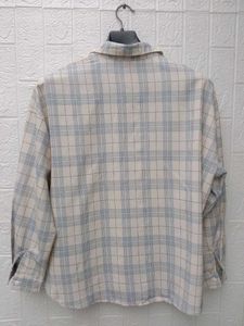 New with tag Pinterest Blue Plaid Long Sleeve Shir