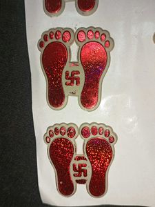 Lakshmi Feet Stickers Pack Of 10