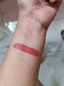 Coral Lipstick Swatch